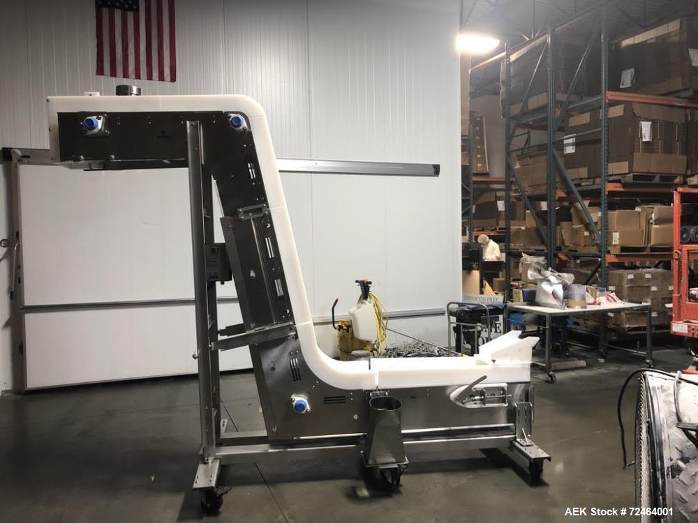 Used Nercon Flighted Z-Incline Conveyor