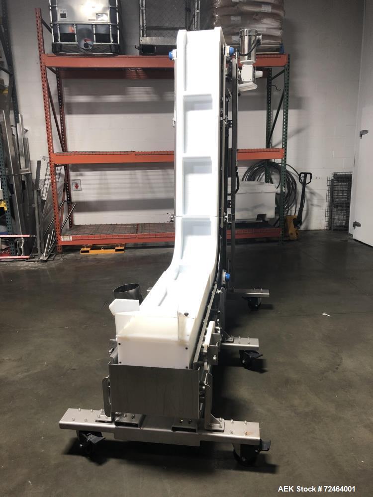 Used-Nercon Flighted Z-Incline Conveyor