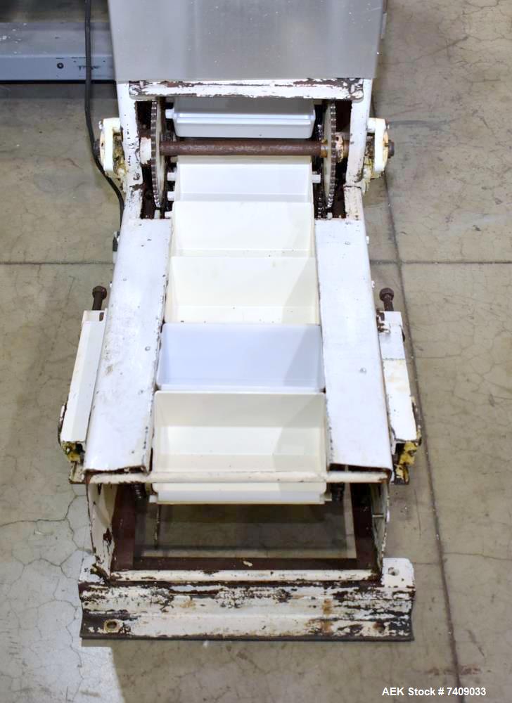 Pre-Owned Frazier Bucket Elevator with 10" x 5.5" Buckets – Formerly Used for Candy & Mints