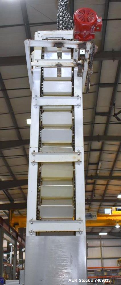 Pre-Owned Frazier Bucket Elevator with 10" x 5.5" Buckets – Formerly Used for Candy & Mints