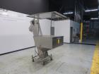 Used- Incline Belt Conveyor With Hopper