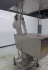 Used- Incline Belt Conveyor With Hopper