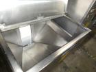 Used- Incline Belt Conveyor With Hopper