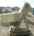 Used Hoppmann Elevating Prefeeder, model EP, Series 8, 304 stainless steel. 8