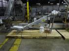 Used Kamflex Model 810 Stainless Steel Cleated Incline Conveyor