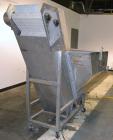 Used Stainless Steel New England Machinery Cap / Bottle  Elevator, Model H/E-60