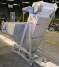 Used Stainless Steel New England Machinery Cap / Bottle  Elevator, Model H/E-60