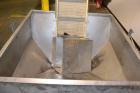 Used- Stainless Steel New England Machinery Cap / Bottle  Elevator, Model H/E-60