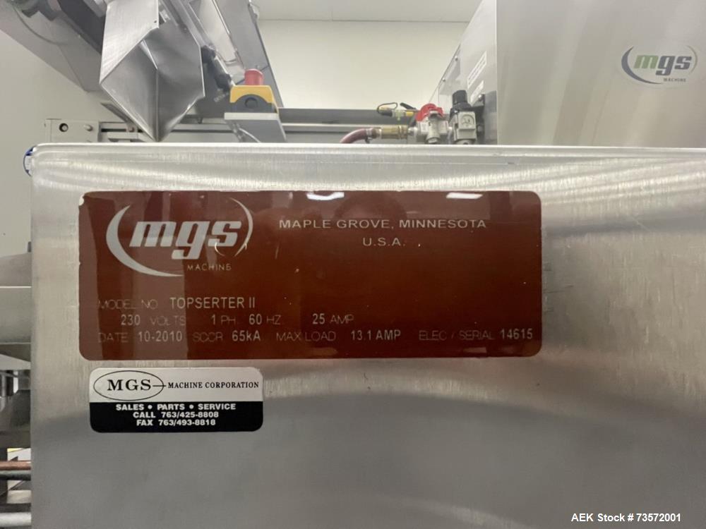 Used MGS TopSerter II Rotary Pick and Place Leaflet Feeder for Sale