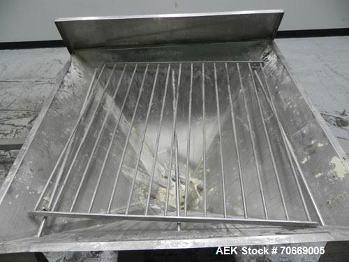 Used- Stainless Steel Inclined Feeder