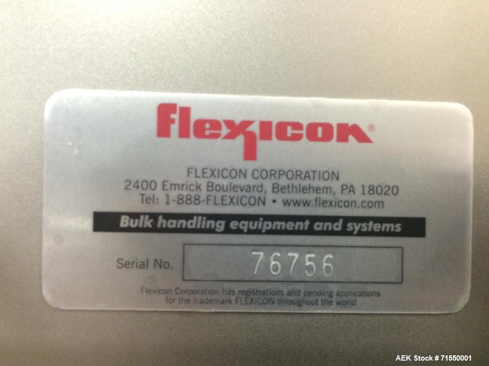 Unused- Flexicon Model 1250 Screw Conveyor