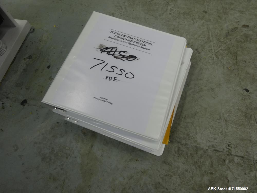 Unused- Flexicon Model 1250 Screw Conveyor