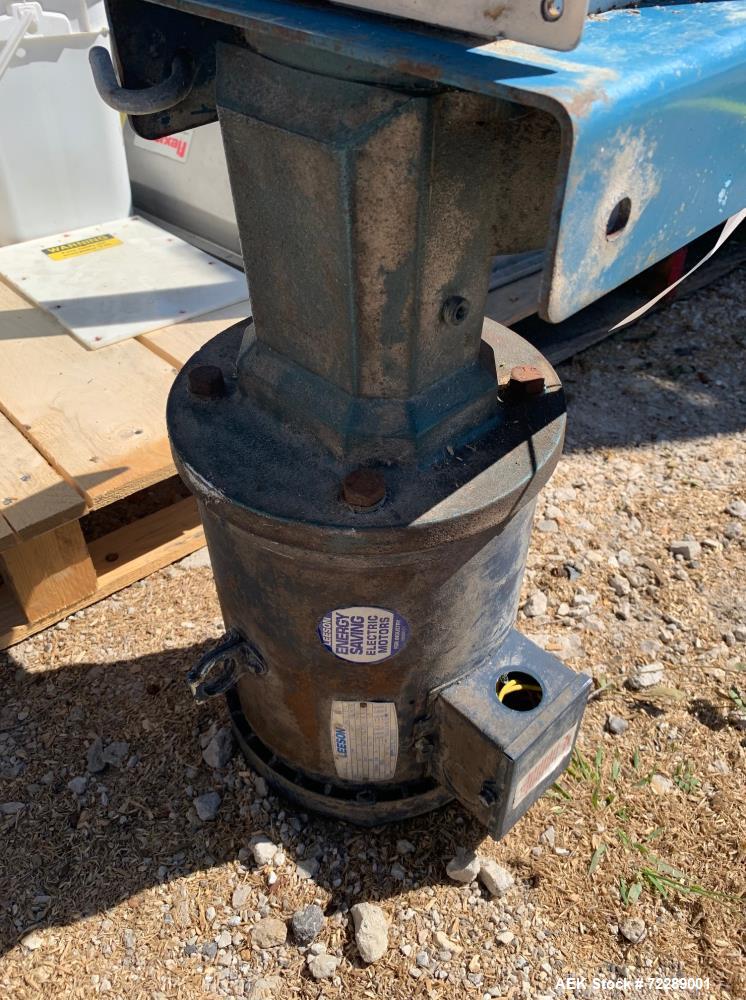Used Flexicon Screw Conveyor, 304 Stainless Steel.
