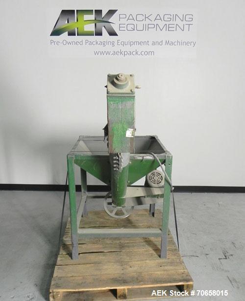 Used IMCS Model Mighty Mite Solid Core Auger Screw Feeder