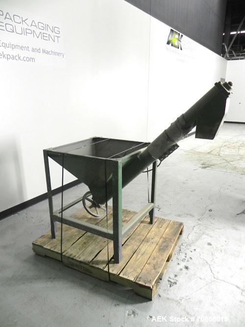 Used IMCS Model Mighty Mite Solid Core Auger Screw Feeder