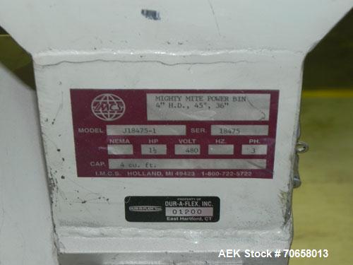Used IMCS Model Mighty Mite Solid Core Auger Screw Feeder