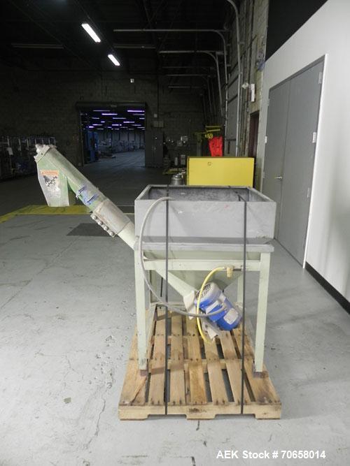 Used IMCS Model Mighty Mite Solid Core Auger Screw Feeder