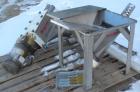 Used Flexcion Flexible Screw Conveyor. 17’’ x 17’’ 304 stainless steel hopper. 1-34