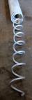 Used Flexicon Flexible Screw Conveyor, 304 Stainless Steel. Approximate 5