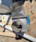 Used Flexicon Screw Conveyor, 304 Stainless Steel.