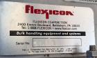 Used Flexicon Screw Conveyor, 304 Stainless Steel.