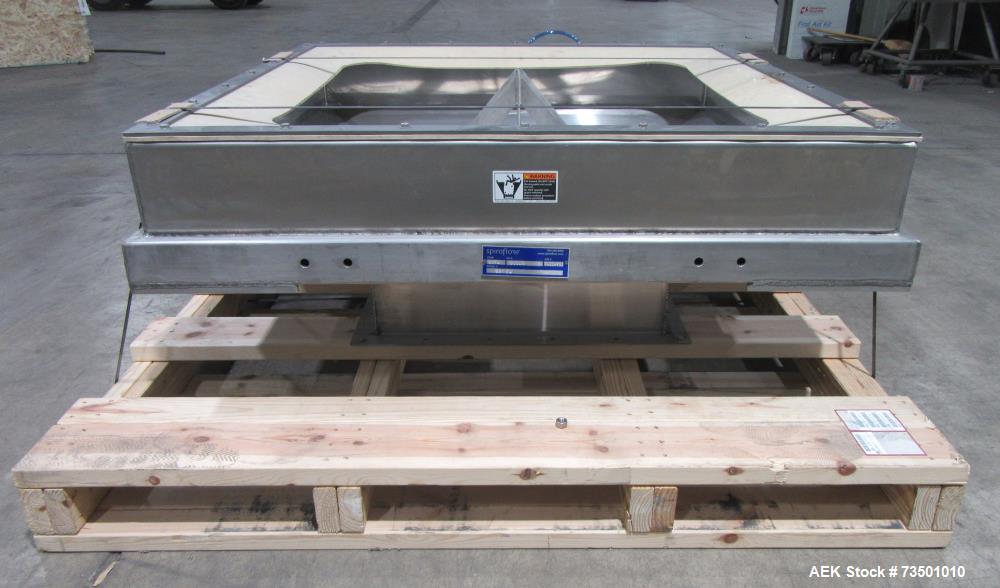 Unused Horizon Bulk Powder feeding system. Originally designed to feed vitamin powders at rates of up to 6,000 lbs per hour. Conveying line parameters: 3"  with 11 gauge OD tubing, Max horizontal dis...