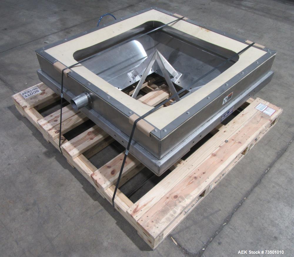 Unused Horizon Bulk Powder feeding system. Originally designed to feed vitamin powders at rates of up to 6,000 lbs per hour. Conveying line parameters: 3"  with 11 gauge OD tubing, Max horizontal dis...