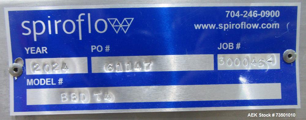 Unused Horizon Bulk Powder feeding system. Originally designed to feed vitamin powders at rates of up to 6,000 lbs per hour. Conveying line parameters: 3"  with 11 gauge OD tubing, Max horizontal dis...