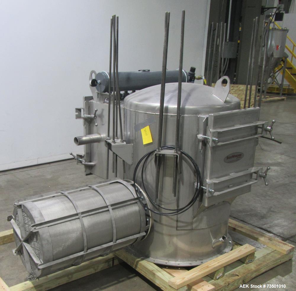 Unused Horizon Bulk Powder feeding system. Originally designed to feed vitamin powders at rates of up to 6,000 lbs per hour. Conveying line parameters: 3"  with 11 gauge OD tubing, Max horizontal dis...