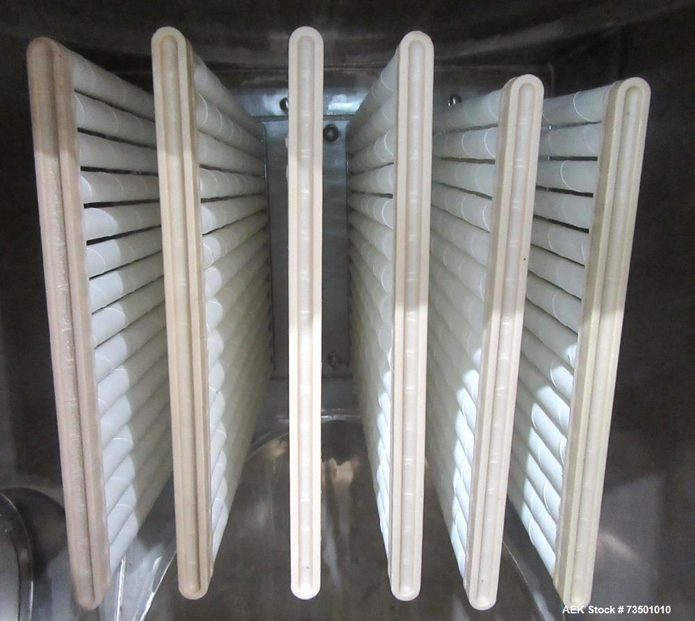 Unused Horizon Bulk Powder feeding system. Originally designed to feed vitamin powders at rates of up to 6,000 lbs per hour. Conveying line parameters: 3"  with 11 gauge OD tubing, Max horizontal dis...