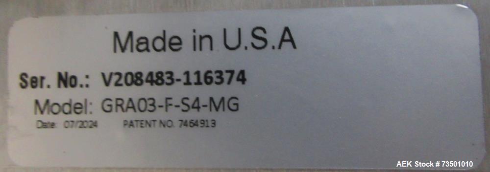 Unused Horizon Bulk Powder feeding system. Originally designed to feed vitamin powders at rates of up to 6,000 lbs per hour. Conveying line parameters: 3"  with 11 gauge OD tubing, Max horizontal dis...