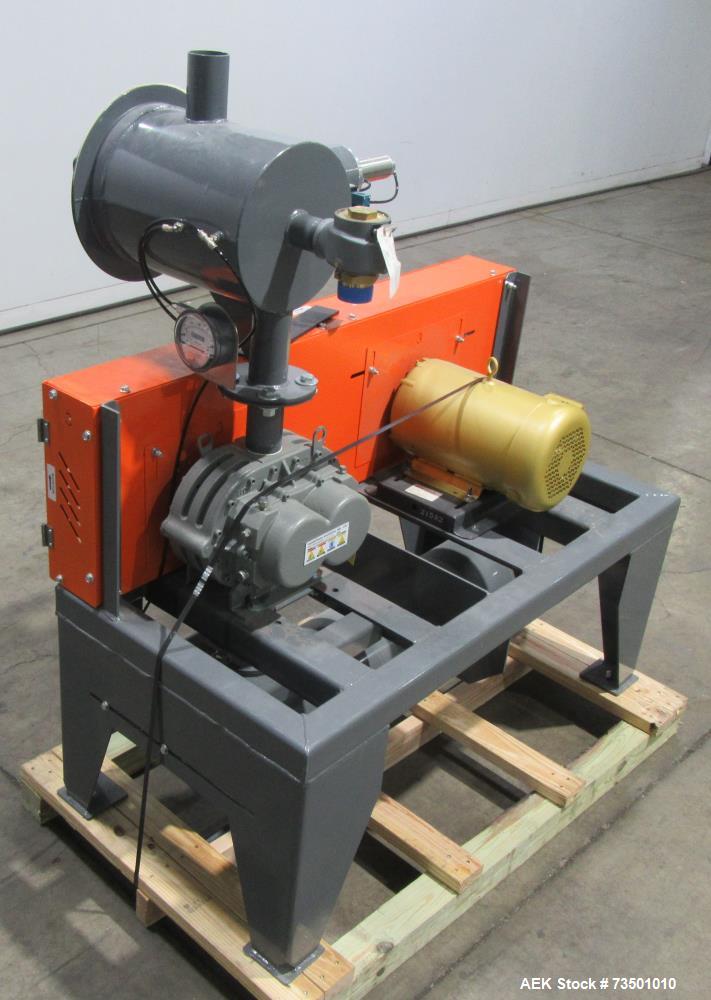 Unused Horizon Bulk Powder feeding system. Originally designed to feed vitamin powders at rates of up to 6,000 lbs per hour. Conveying line parameters: 3"  with 11 gauge OD tubing, Max horizontal dis...