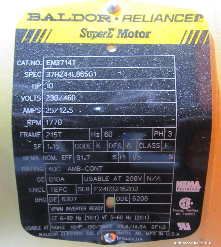 Unused Horizon Bulk Powder feeding system. Originally designed to feed vitamin powders at rates of up to 6,000 lbs per hour. Conveying line parameters: 3"  with 11 gauge OD tubing, Max horizontal dis...