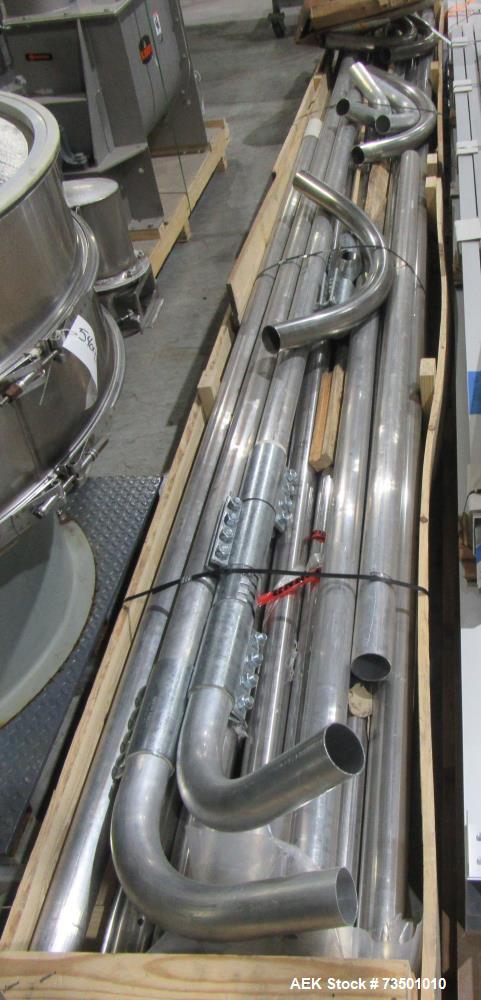 Unused Horizon Bulk Powder feeding system. Originally designed to feed vitamin powders at rates of up to 6,000 lbs per hour. Conveying line parameters: 3"  with 11 gauge OD tubing, Max horizontal dis...