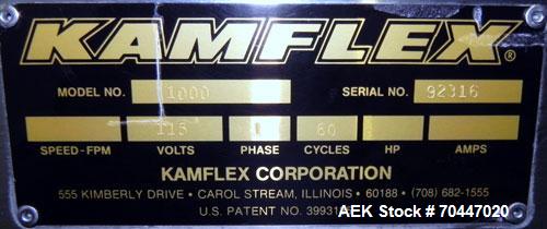 Used Kamflex Corp Elevair Air Operated Conveyor, Model 1000