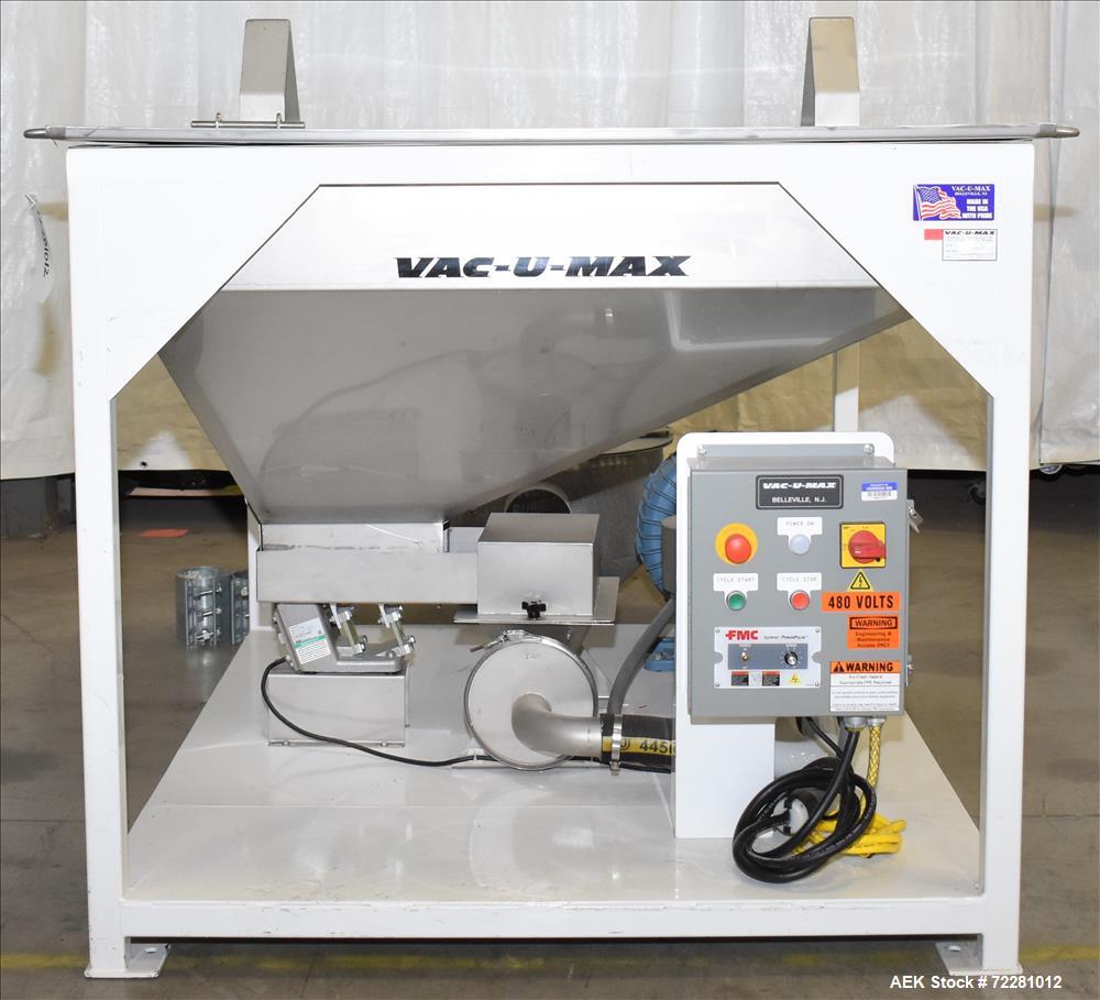 Used- Vac-U-Max Pneumatic Bottle Cap Conveying System