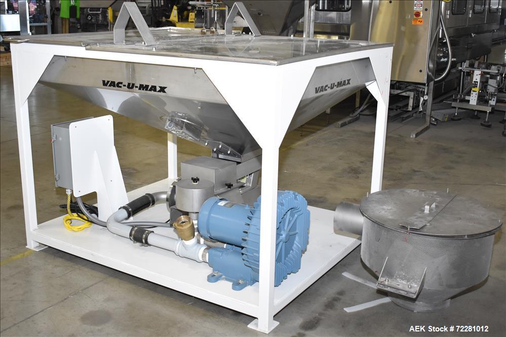 Used- Vac-U-Max Pneumatic Bottle Cap Conveying System