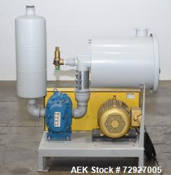d- Vac-U-Max 7.5HP Positive Displacement Vacuum Pump for Pneumatic Conveyors. Approximate 145 CFM at...