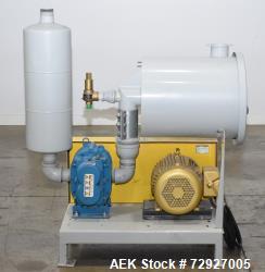 Unused- Vac-U-Max 7.5HP Positive Displacement Vacuum Pump for Pneumatic Conveyors. Approximate 145 CFM at 7 psi. Tuthill mod...