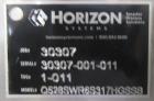 Unused Horizon Bulk Powder feeding system. Originally designed to feed vitamin powders at rates of up to 6,000 lbs per hour. Conveying line parameters: 3