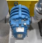 Unused- Vac-U-Max 7.5HP Positive Displacement Vacuum Pump for Pneumatic Conveyors. Approximate 145 CFM at 7 psi. Tuthill model 4005-A6L2CV1-A rotary positive displacement blower. Driven by 7.5hp, 3/6...