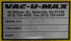 Unused- Vac-U-Max 7.5HP Positive Displacement Vacuum Pump for Pneumatic Conveyors. Approximate 145 CFM at 7 psi. Tuthill model 4005-A6L2CV1-A rotary positive displacement blower. Driven by 7.5hp, 3/6...