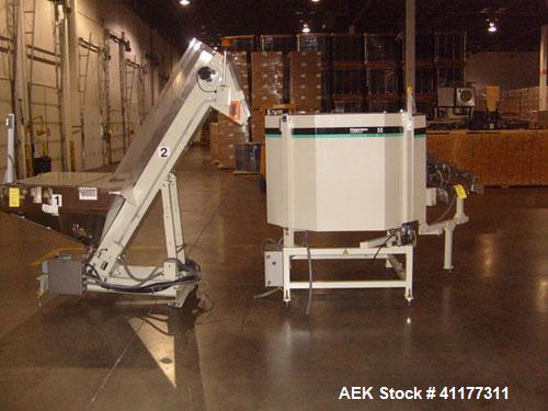 Used Hoppmann Corporation Centrifugal Bowl Feeder, Model FT40-CRS. Rated 1000 parts per minute. Includes Hoppmann Elevating Prefeeder, Model EP08108.