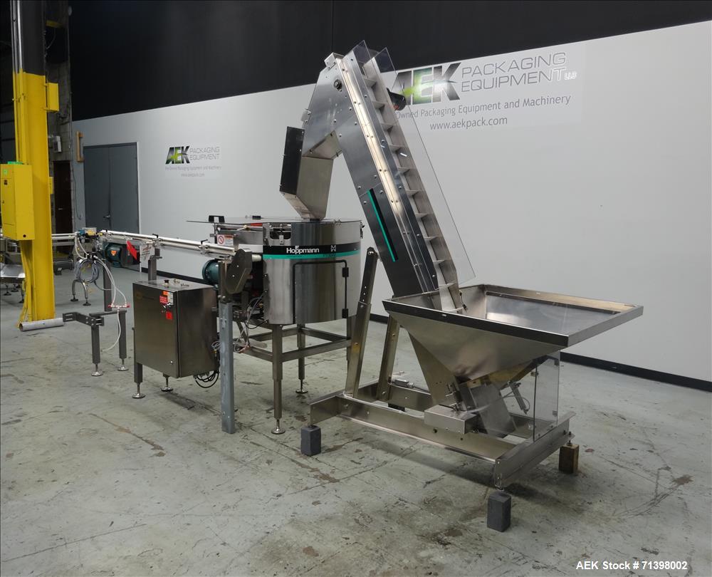 Used Hoppman FT30RD Centrifugal Bowl Feeder and Elevator