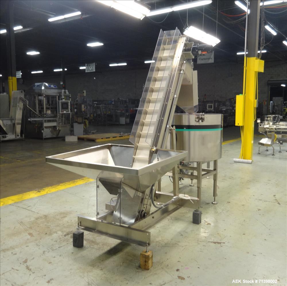 Used- Hoppman FT30RD Centrifugal Bowl Feeder and Elevator