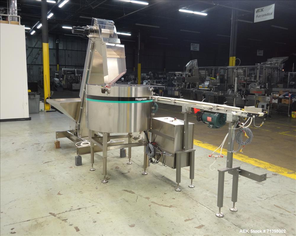 Used- Hoppman FT30RD Centrifugal Bowl Feeder and Elevator