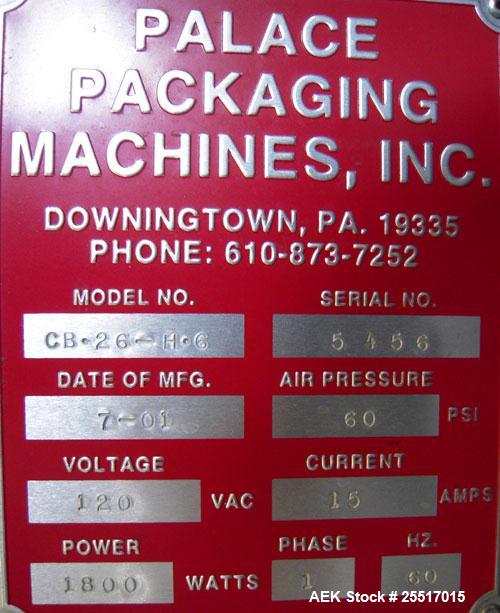Used Stainless Steel Palace Packaging Machines Centrifugal Bowl Feeder, Model CB-26