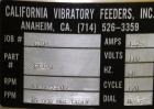 Used Stainless Steel California Vibratory Parts Feeder