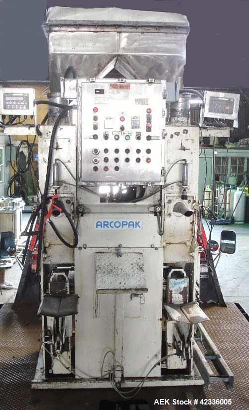 Used- Arcopak Dual Spout Valve Bag Packer