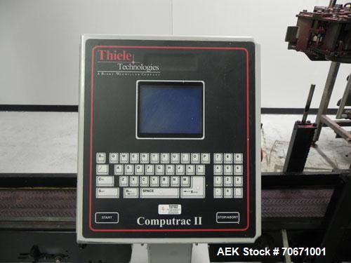 Used Bemis Model 7115E168 Bag Filler with Model 6162A2 Duplex Net Weigh Scale & automated Bemis bag placer with blank bag magazine. Capable of filling bags from 35 to 70 lbs, at speeds up to 18 bags ...